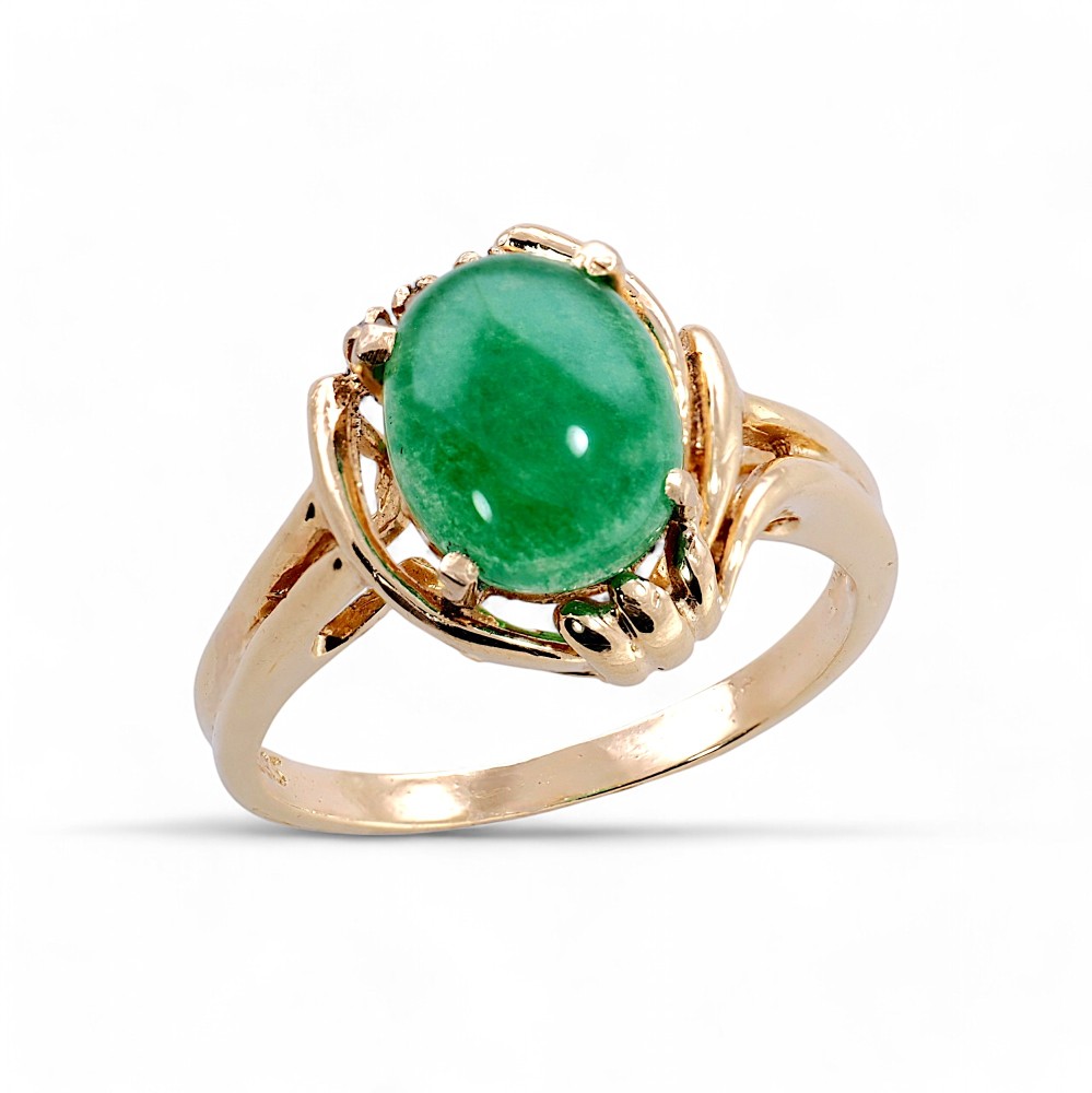 Imperial Green Jade Ring 123