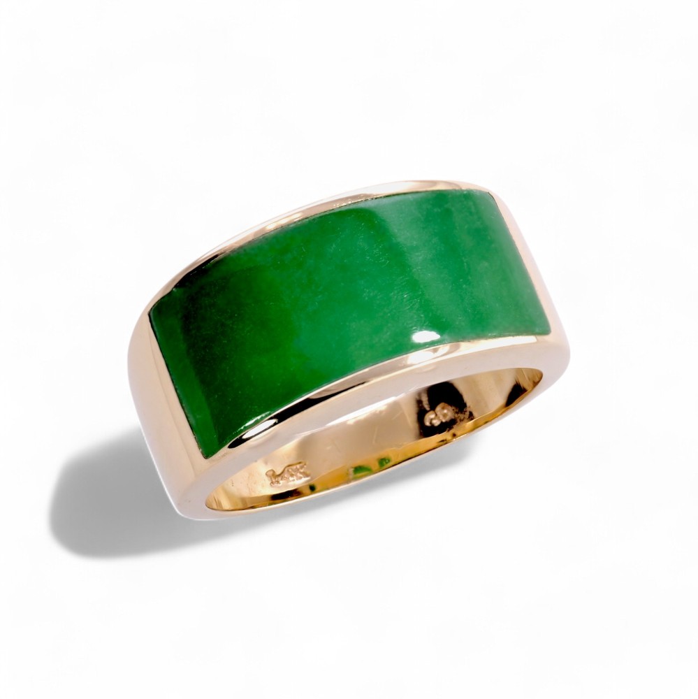 Imperial Green Jade Ring 129