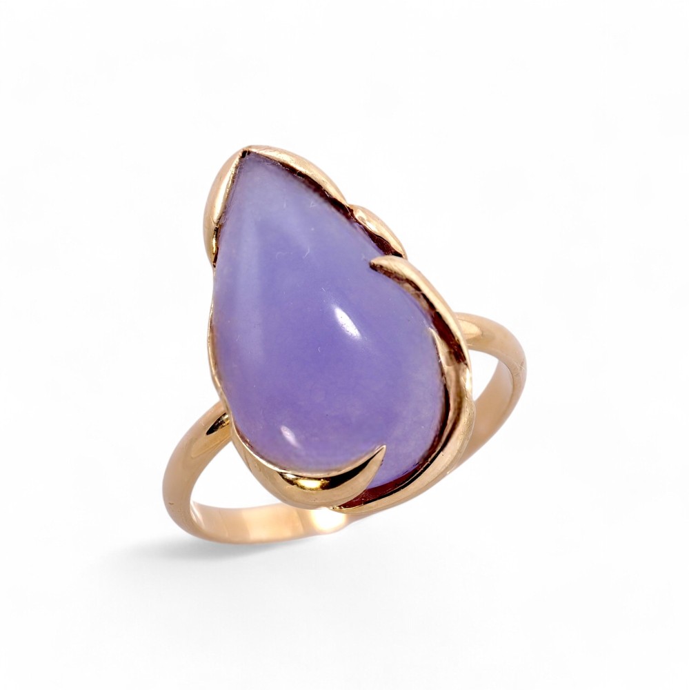 Lavender Jade Ring 019