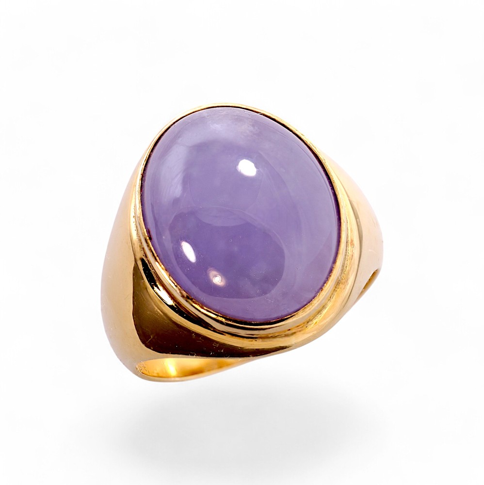 Lavender Jade Ring 023