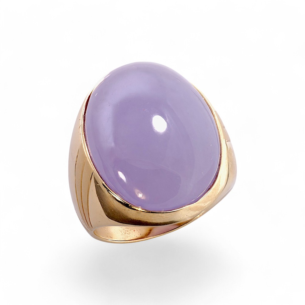 Lavender Jade Ring 024