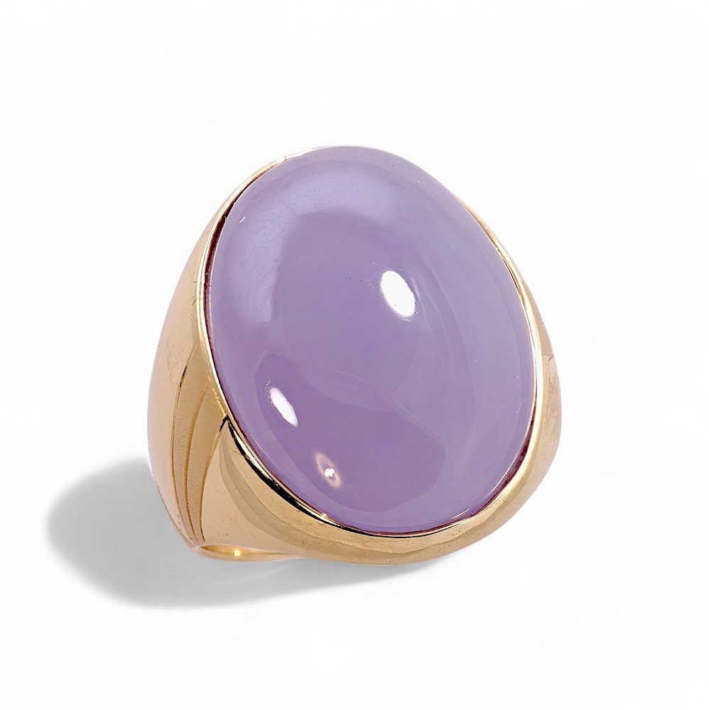 Lavender Jade Ring 026