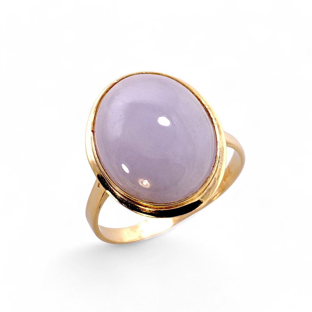 Lavender Jade Ring 038