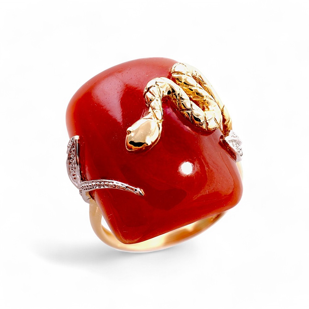 Red Jade Ring 017