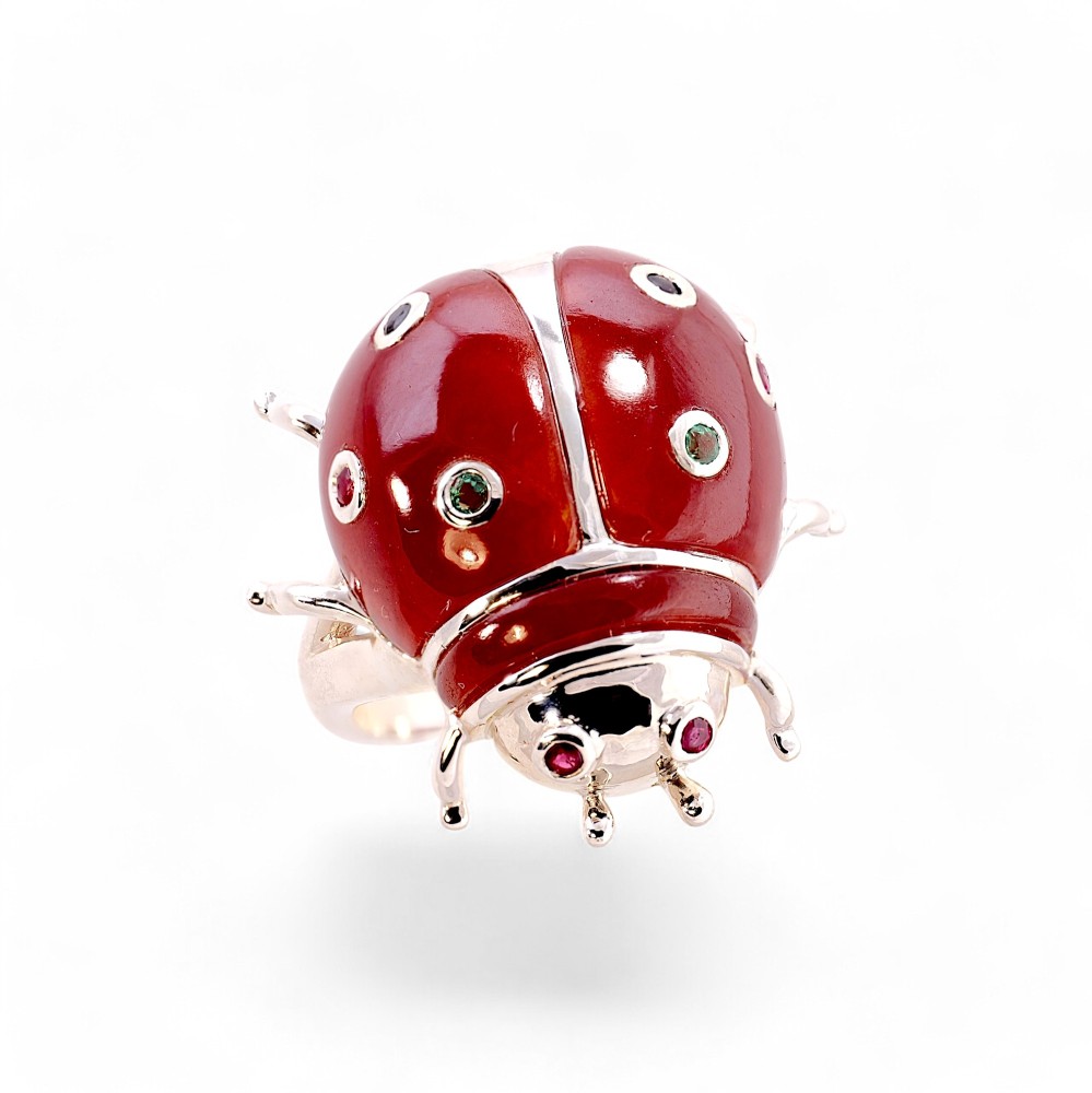 Silver Jade Ring 028