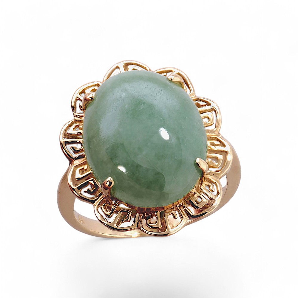 Green Jade Ring 021