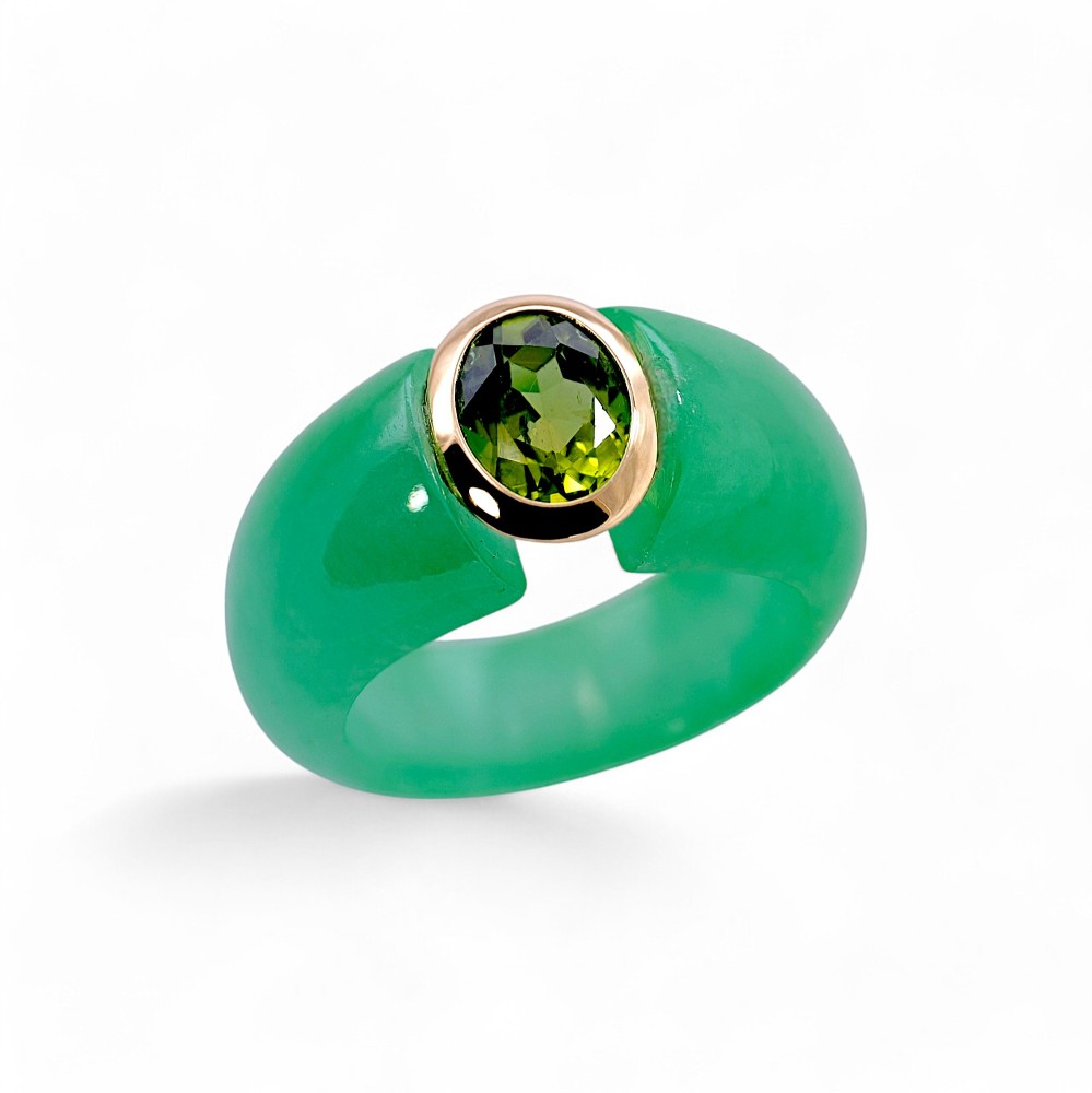 Green Jade Ring 040