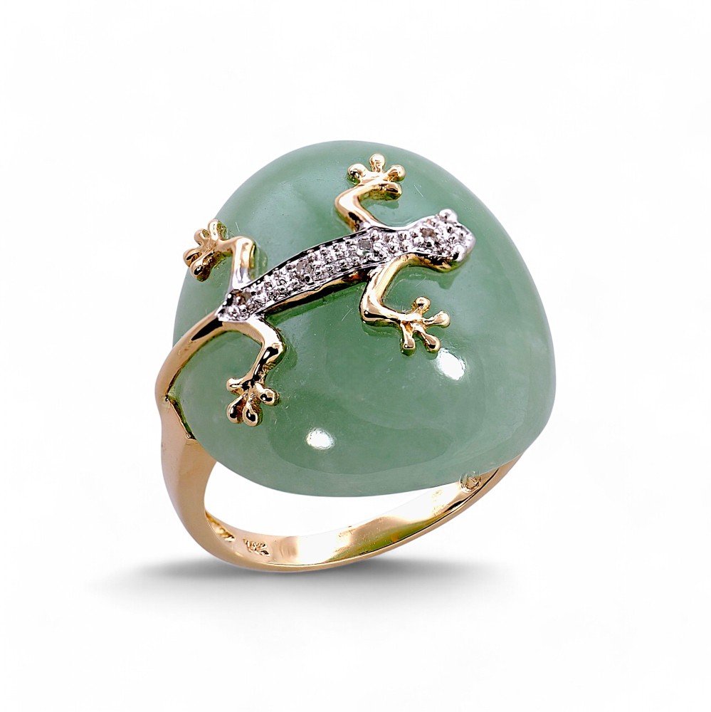 Green Jade Ring 043