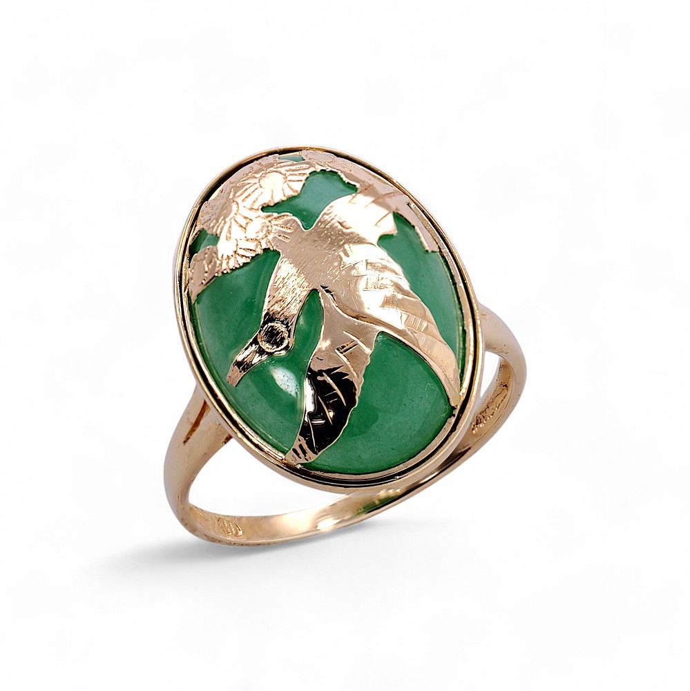 Green Jade Ring 050