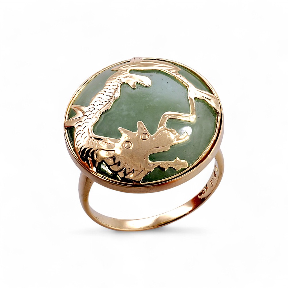 Green Jade Ring 051