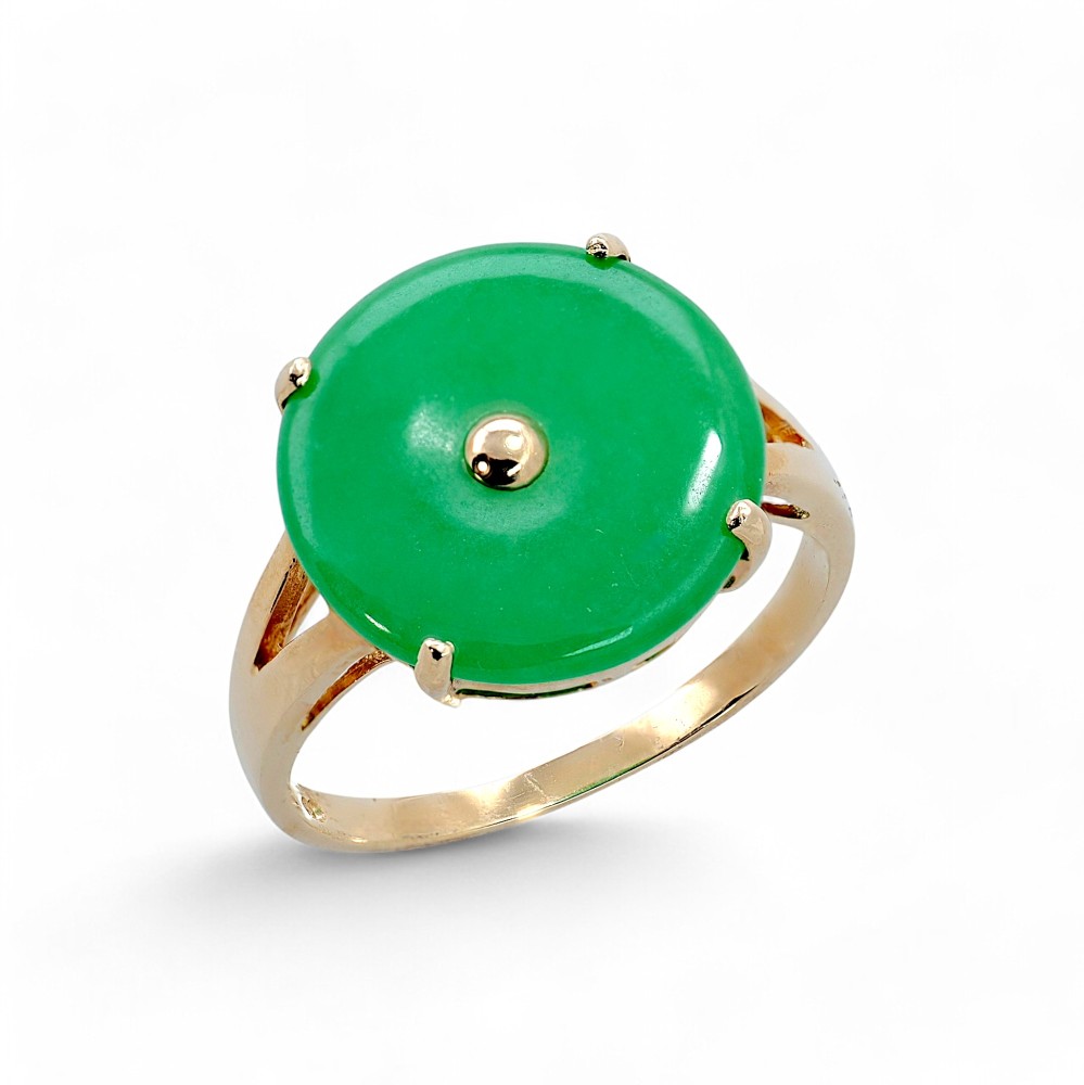 Green Jade Ring 054