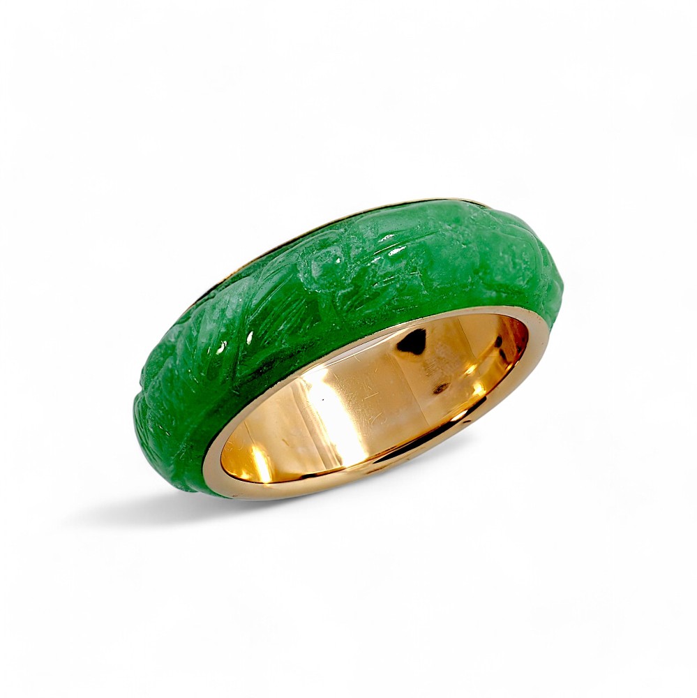 Green Jade Ring 073