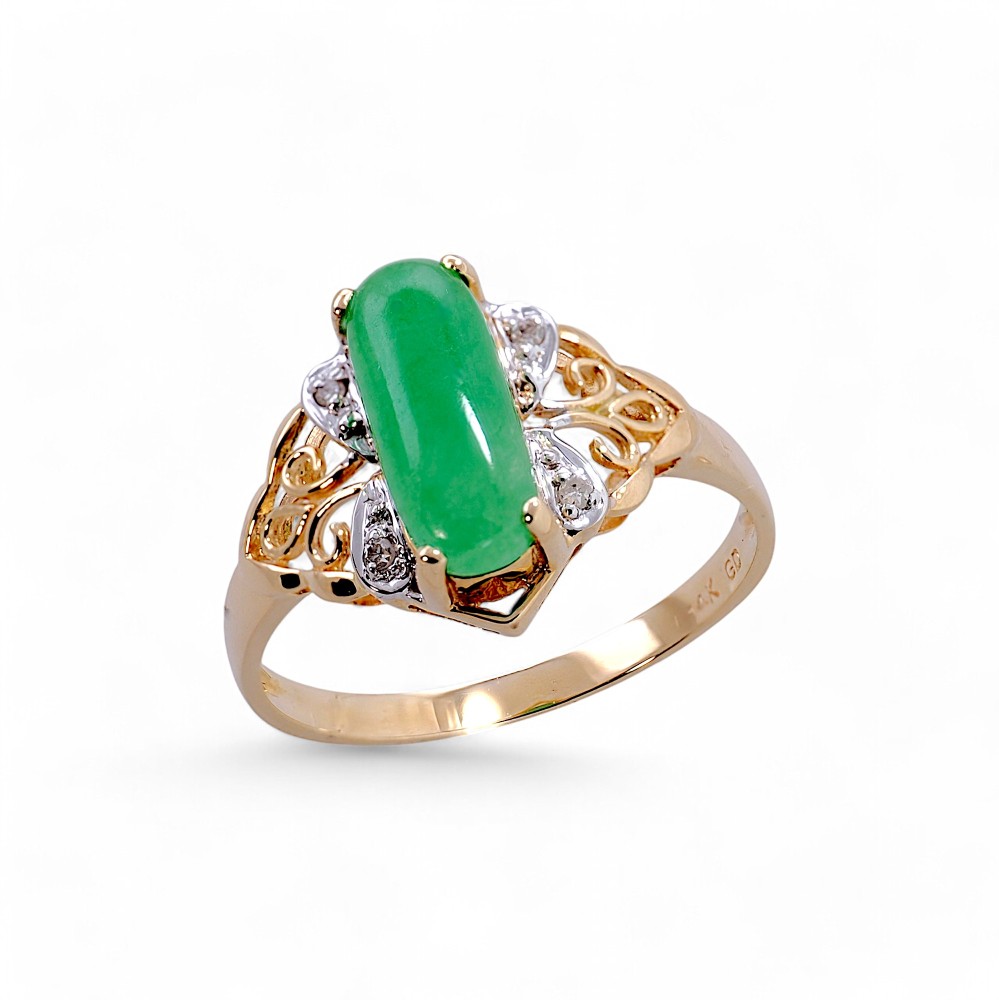 Green Jade Ring 078
