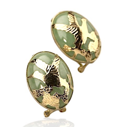 Green Jade Earrings 10