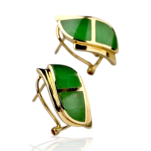 Green Jade Earrings 18