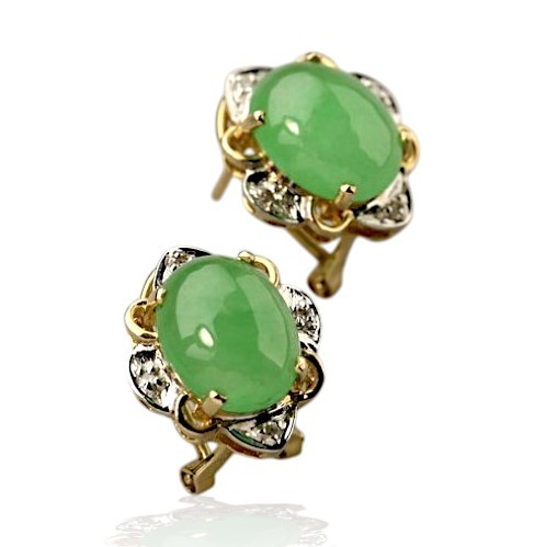 Green Jade Earrings 31