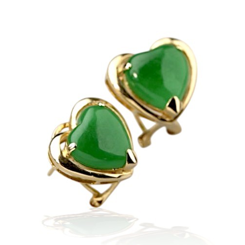 Green Jade Earrings 38