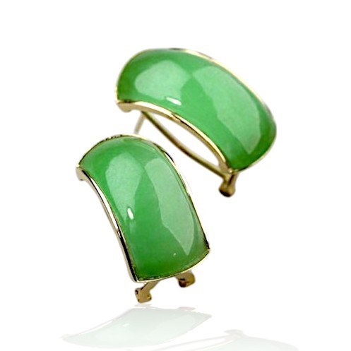 Green Jade Earrings 05