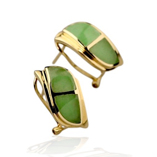Green Jade Earrings 52