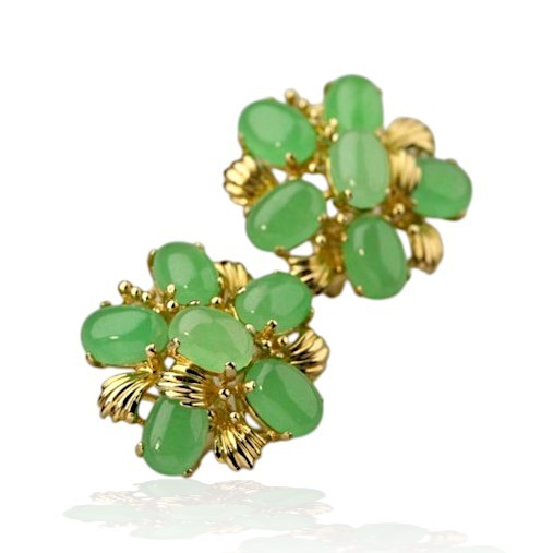 Green Jade Earrings 54