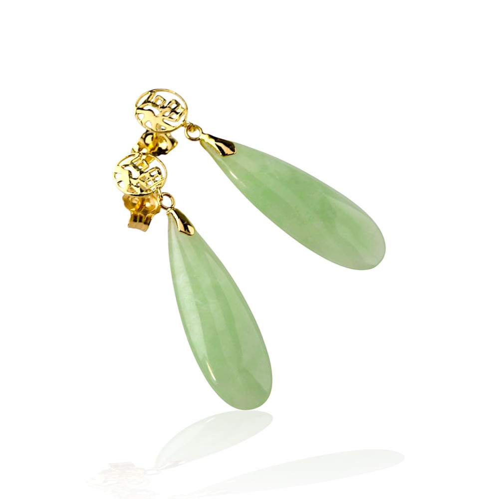 Dangling Jade Earrings 14