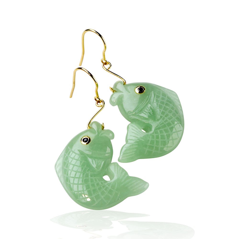 Dangling Jade Earrings 43