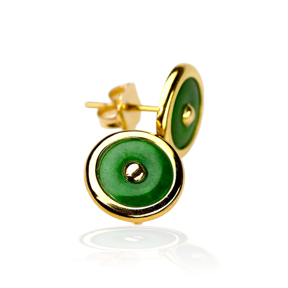 Green Jade Earrings 72