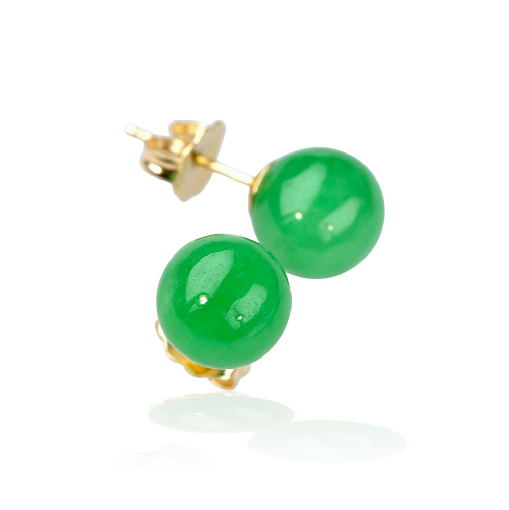 Green Jade Earrings 77
