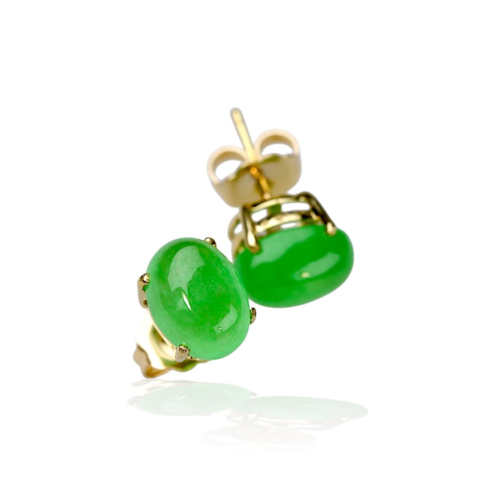 Green Jade Earrings 80