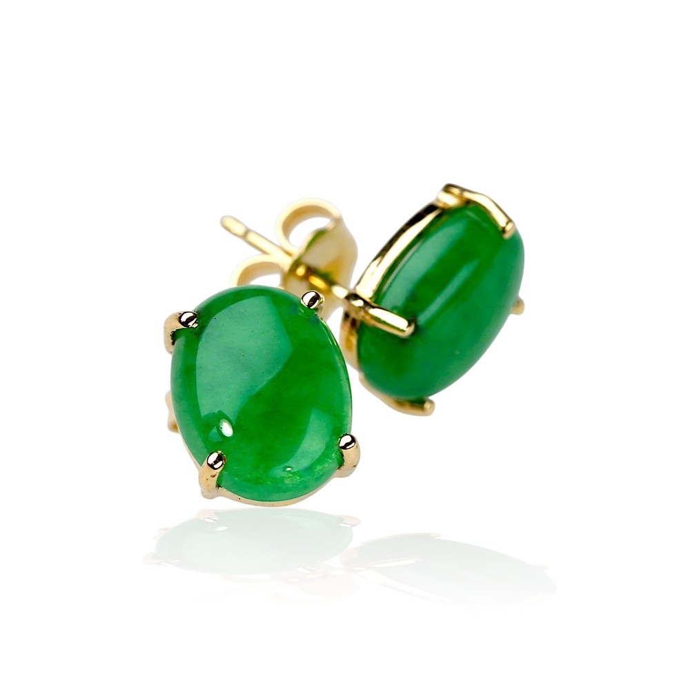 Green Jade Earrings 83