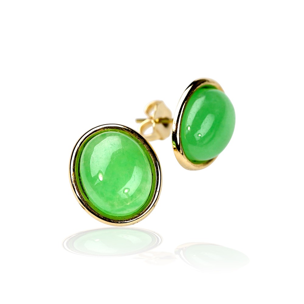 Green Jade Earrings 84