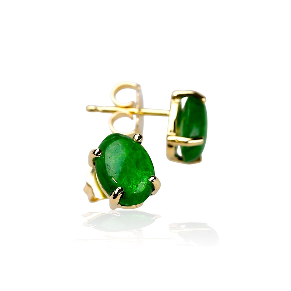 Green Jade Earrings 86