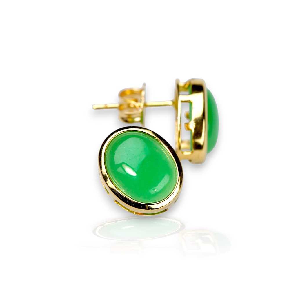 Green Jade Earrings 87