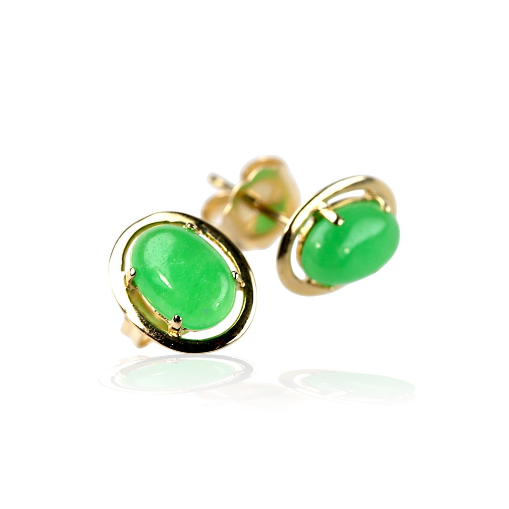 Green Jade Earrings 88
