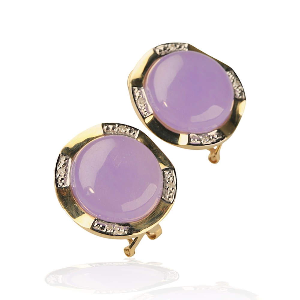Lavender Jade Earrings 10