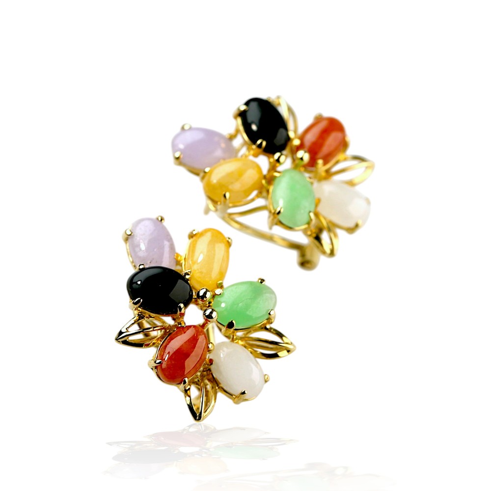 Multi Jade Earrings 16