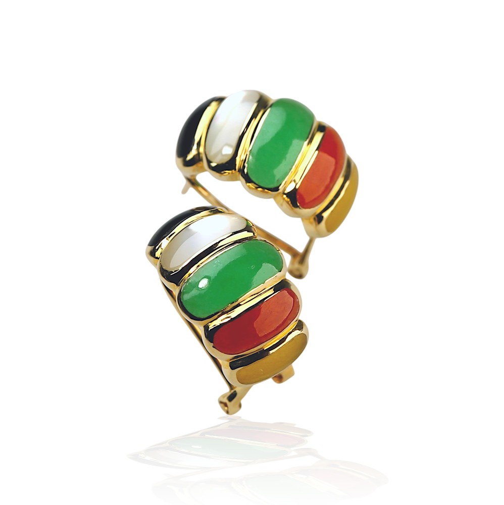 Multi Jade Earrings 04