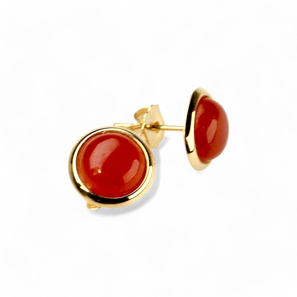 Red Jade Earrings 18