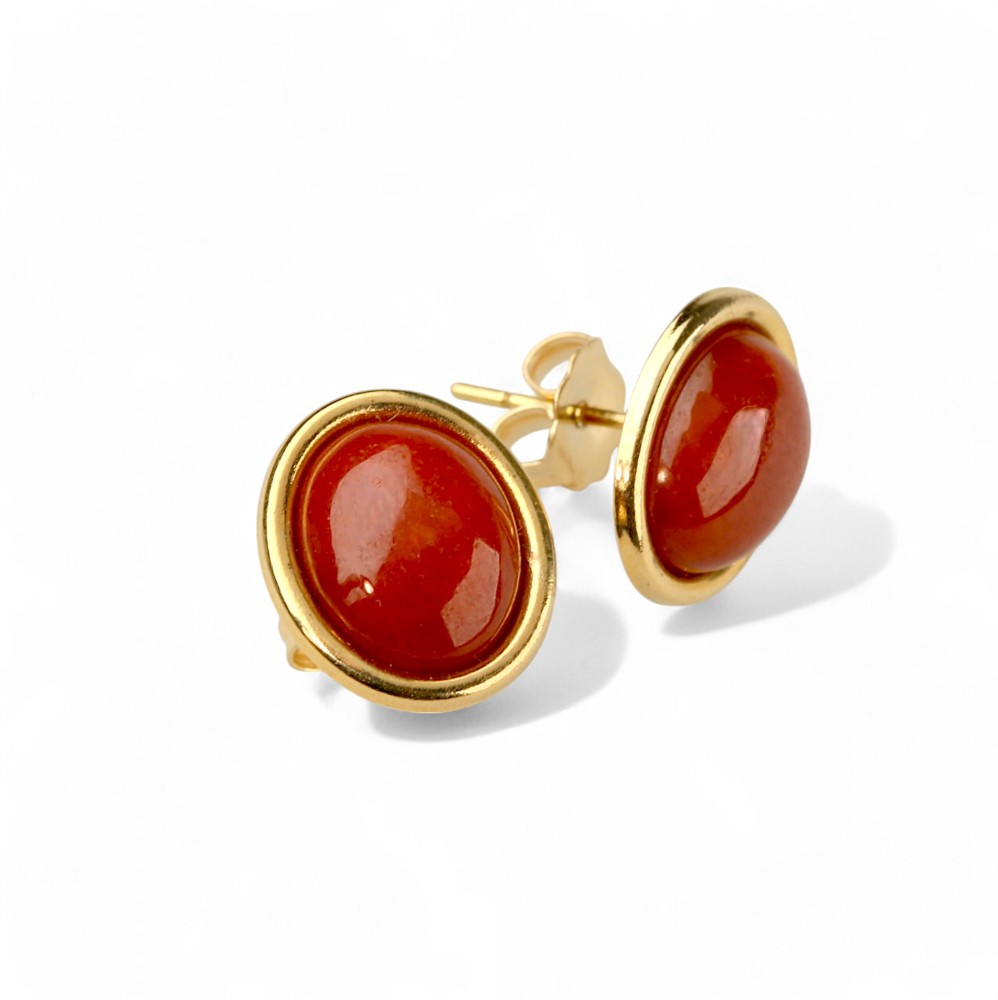 Red Jade Earrings 07