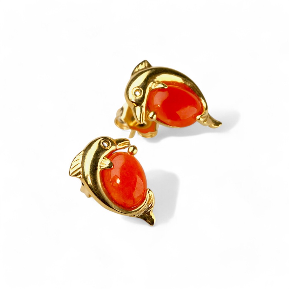 Red Jade Earrings 08