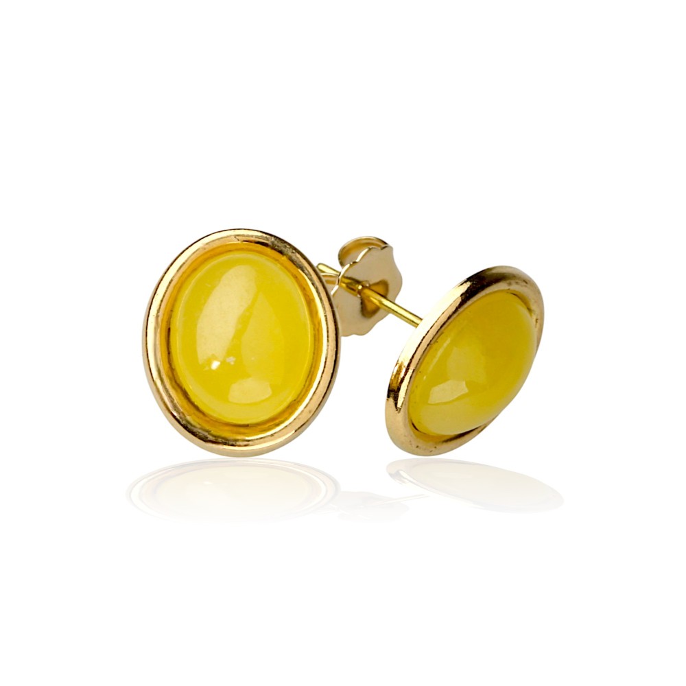 Yellow Jade Earrings 29