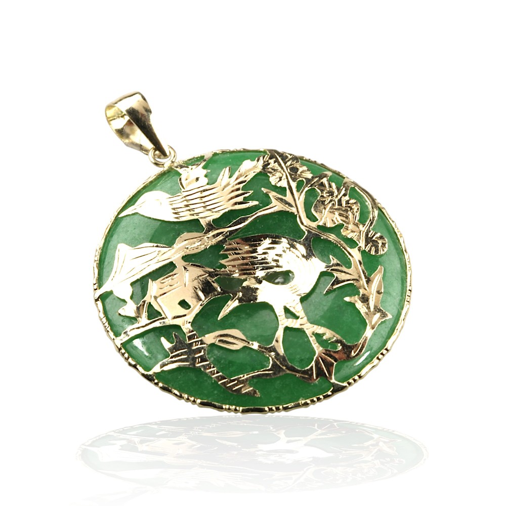 Green Jade Pendant 022