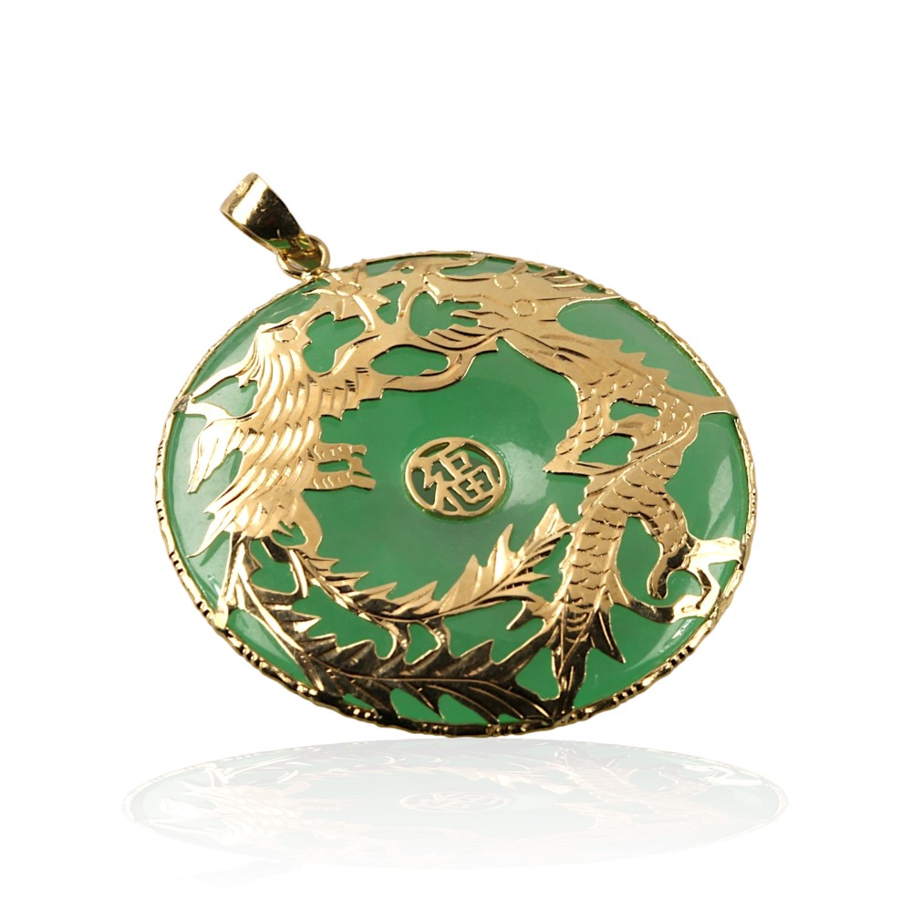 Green Jade Pendant 034