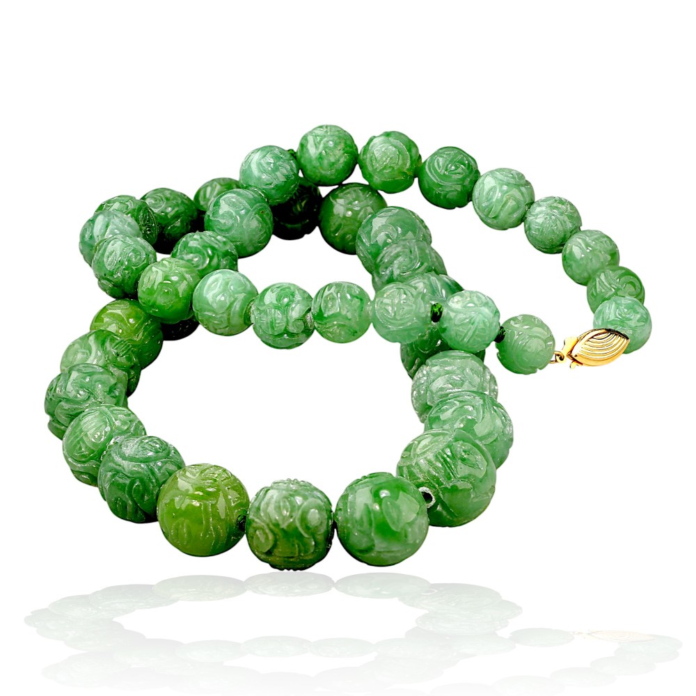 Jade beads Necklace  02