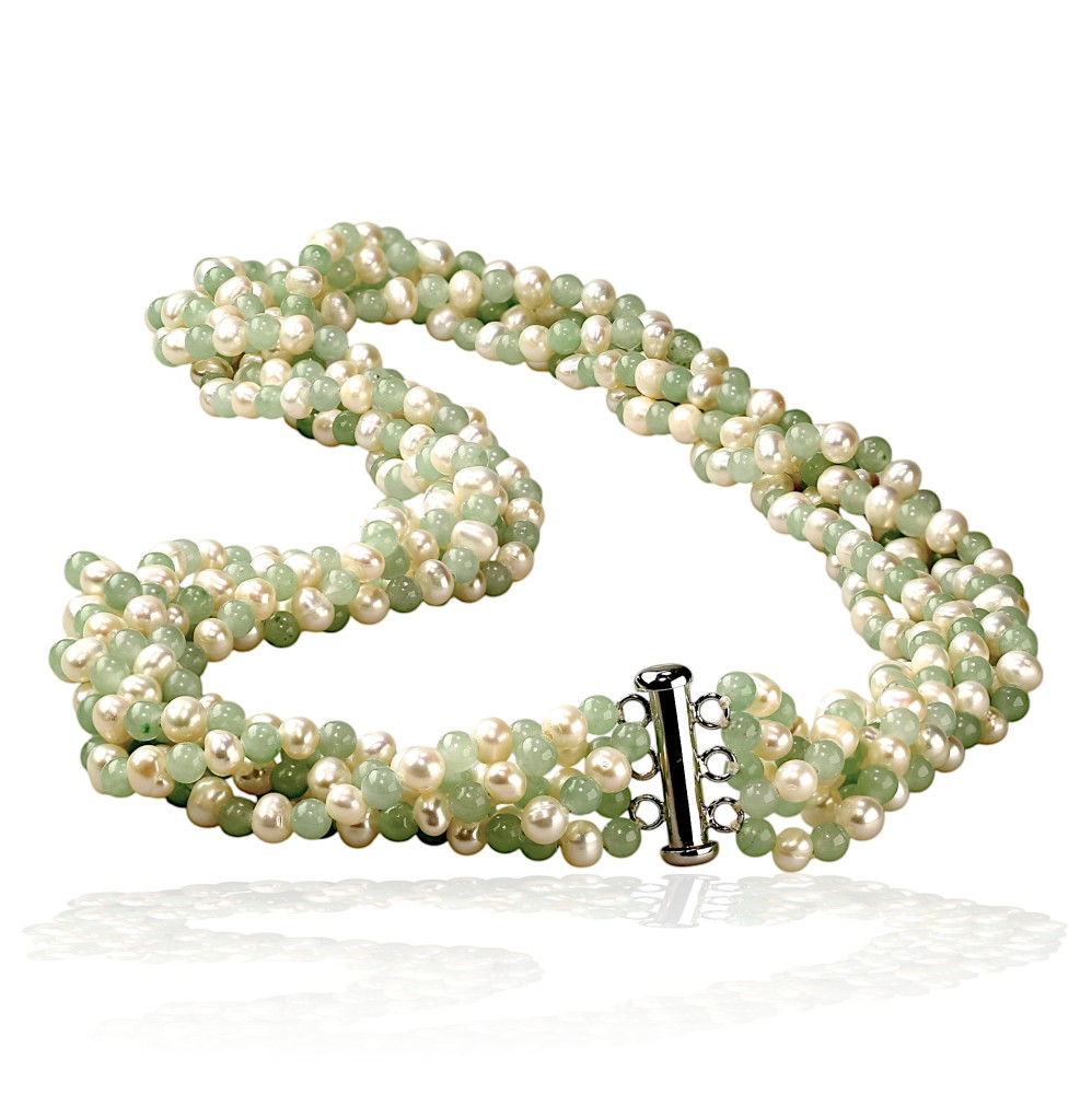 Jade beads Necklace  08