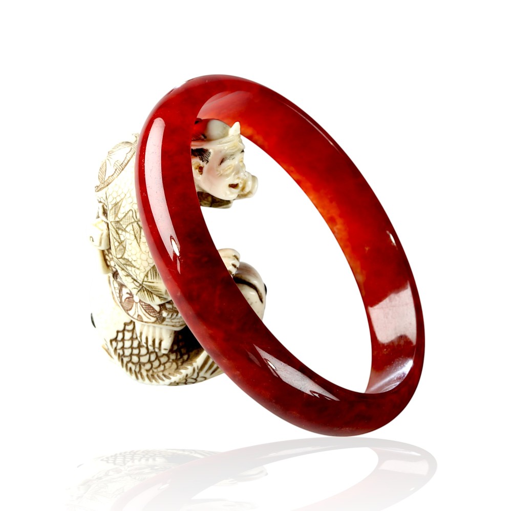 Red Jade Bangle 4-4