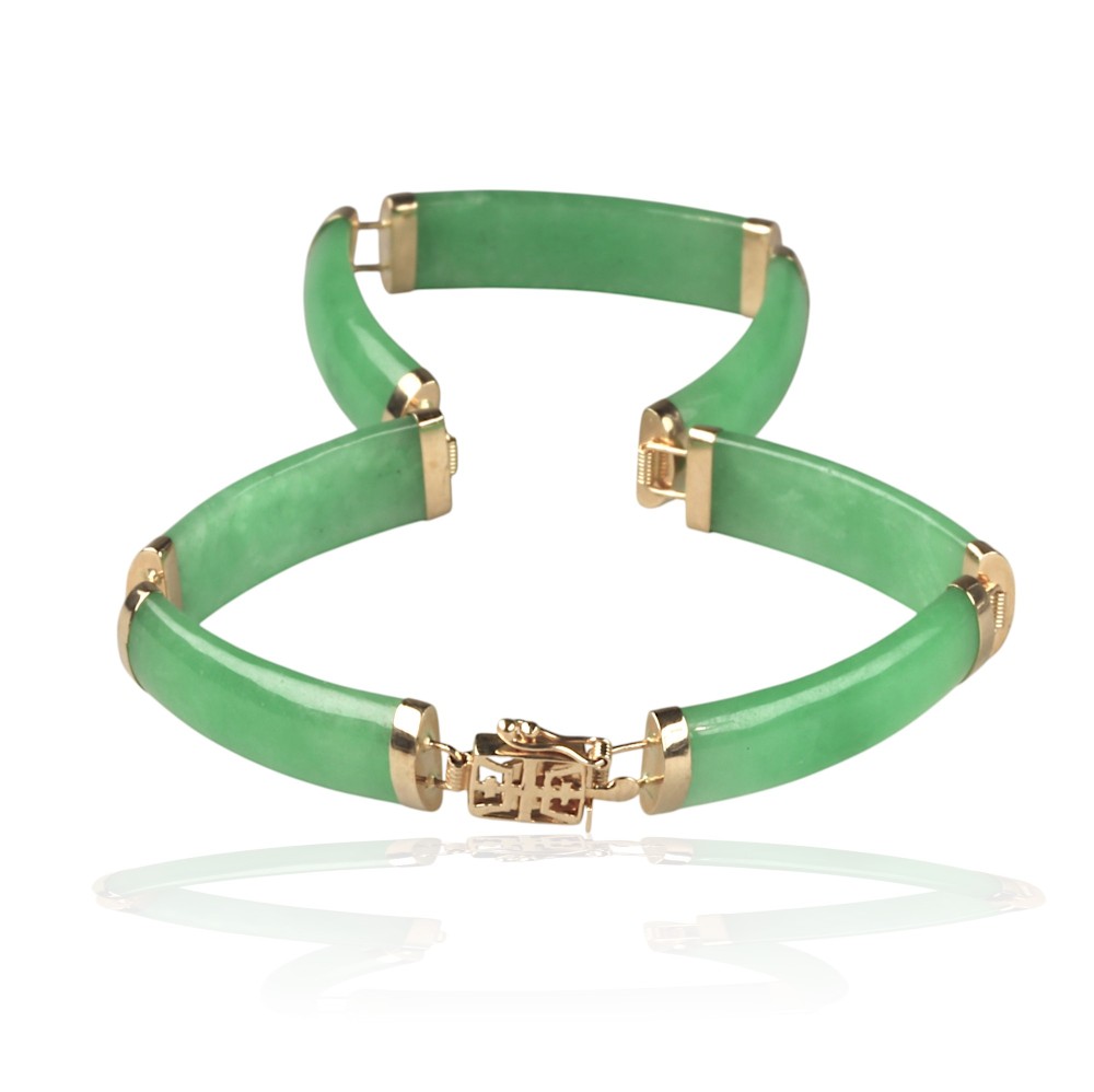 Green Jade Bracelet 8B04