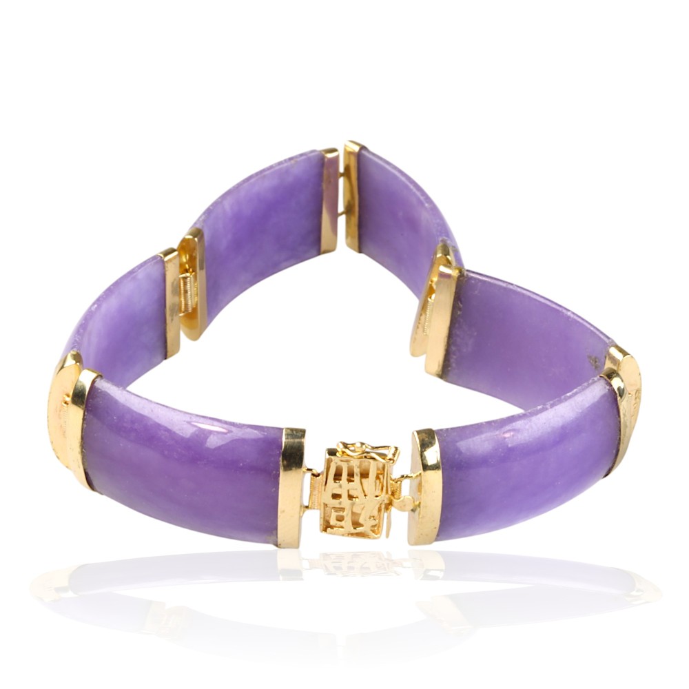 Lavender Jade Bracelet 01