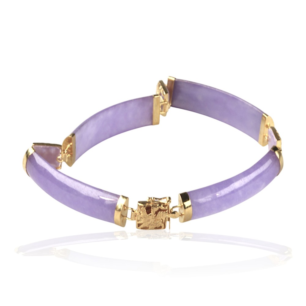 Lavender Jade Bracelet 07
