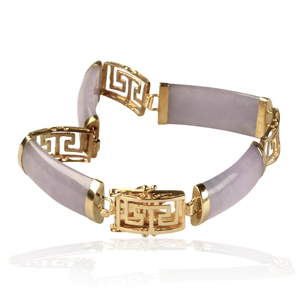 Lavender Jade Bracelet 08